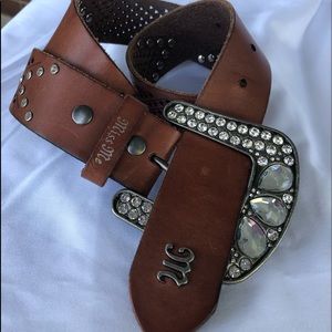Miss Me Leather Belt